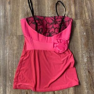 Hot pink top
